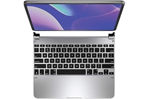 Brydge Pro 12.9 Keyboard for iPad Pro 12.9-inch 3rd Generation Model (2018) | Aluminum Wireless Bluetooth 4.2 Keyboard with Backlit Keys | Long Battery Life | (Silver)