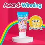 Brush-Baby Natural Strawberry Kids Toothpaste 150ml 3 x 50ml Ages 3+ view 5