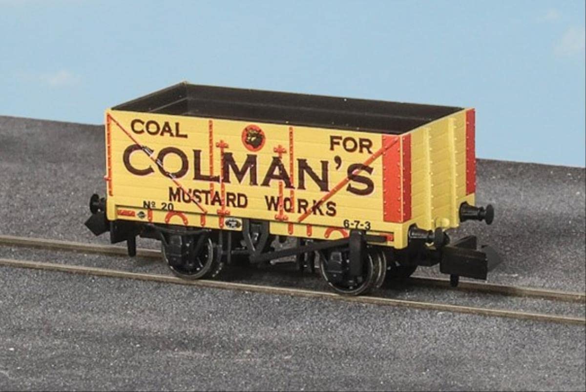 Peco - N Gauge - 9ft 7 Plank Open Wagon - Colman's Mustard (NR-7006P)