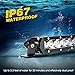 AUDEW LED Light Bar Spotlight 2PCS 50W 12Inch IP68 4 x 4 Off Road Jeep Polaris Razor, ATV, SUV, UTV, Car Truck