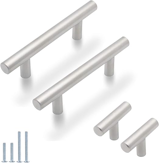 Amazon Com Probrico 30 Pack 3 Inch Euro T Bar Cabinet Pulls And
