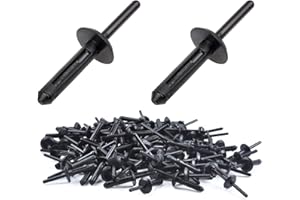 NITEGUY 140Pcs Plastic Rivet Clip,Plastic Fasteners Kit Fender Liner Fastener Rivet, for Ford GMC,Jeep Wrangler 07-15,Dodge Avenger 08-14,Auto Body Retainer Replacement Plastic Rivet Clip