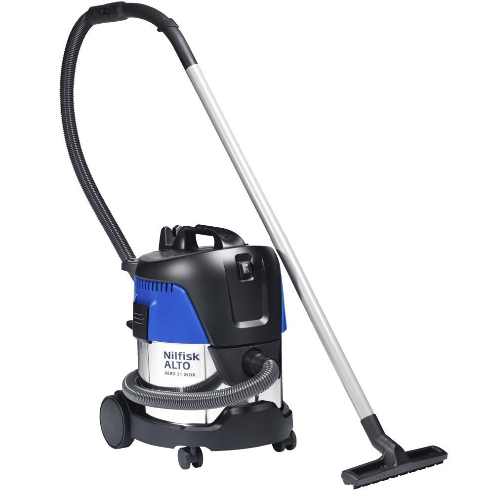 Nilfisk Alto Aero 21 Wet Dry Vacuum W Stainless Steel Tank
