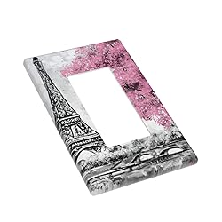 Art Watercolor Paris Eiffel Tower Light Switch