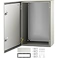 VEVOR NEMA Steel Enclosure, 24 x 16 x 10'' NEMA 4X Steel Electrical Box, IP66 Waterproof & Dustproof, Outdoor/Indoor Electrical Junction Box, with Mounting Plate