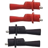 Push-On Alligator Clips for Multimeter Test Lead （2 PCS）