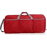 Amazon Basics Large Travel Luggage Duffel Bag, Red