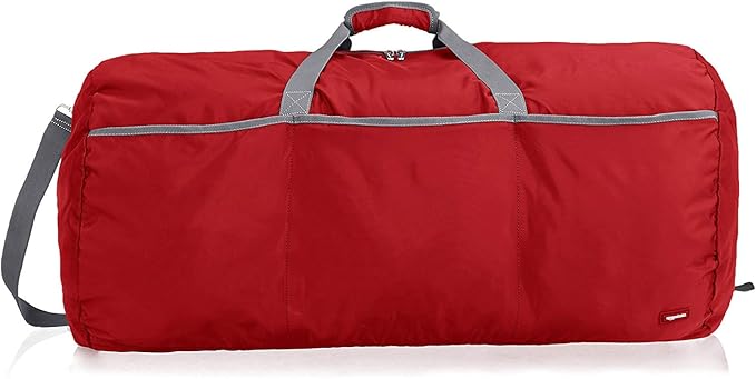 large red duffle bag