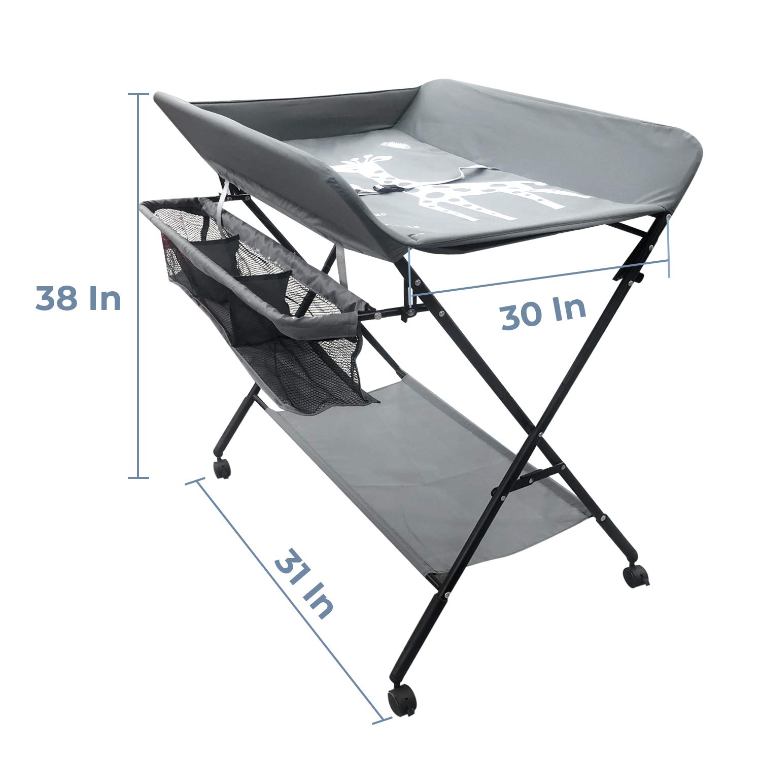 small portable changing table