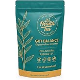 Gut Balance Herbal Tea – Supports Overall Gut Microbiome Health & Occasional Bloating Support | After-Meal Digestive Comfort | Caffeine-Free Loose Leaf Botanical Blend (35 Unbleached Tea Bags Included)*