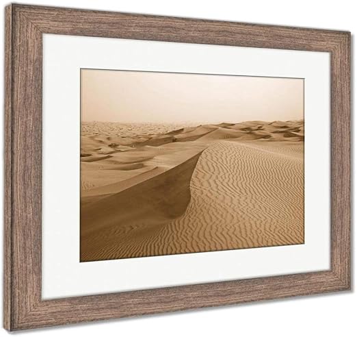 Amazon Com Ashley Framed Prints Red Sand Arabian Desert Wall Art