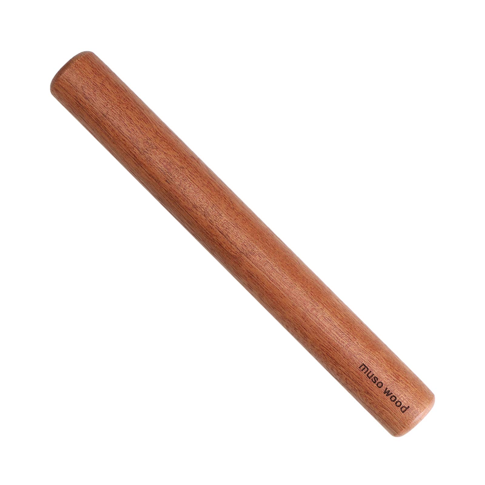 Muso Wood Short Rolling Pin for Baking, 28cm Small Wooden Rolling Pin for Fondant, Pie Crust, Cookie, Pastry, Dough -Easy to Clean (Sapele Wood)
