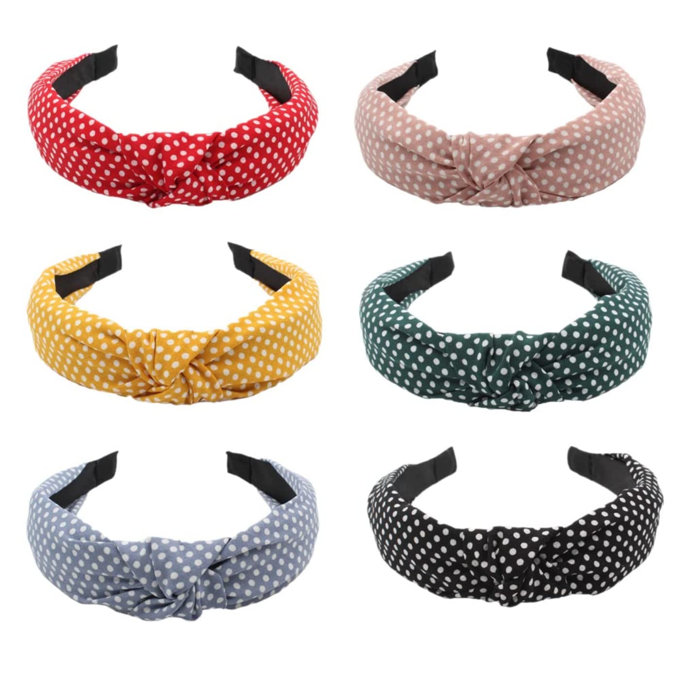 Alice Bands Mixed Printed Fabric Headbands for Women - Fashion Knot Hair Accessories — image 1