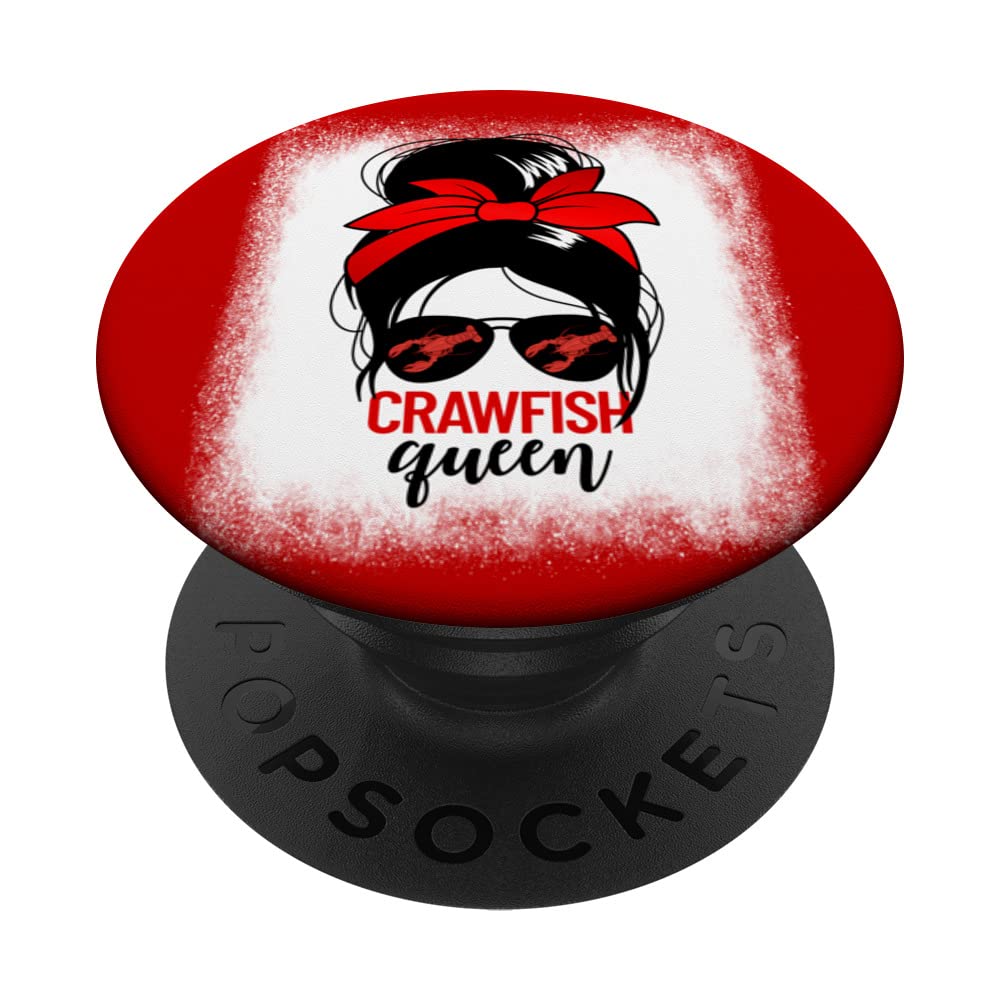 Crawfish Queen Women's Craw Fish Boil Crawfish Queen PopSockets Swappable PopGrip