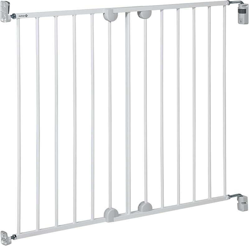Safety 1st Wall Fix Extending Metal Gate 62-102cm White Baby Safety Gate