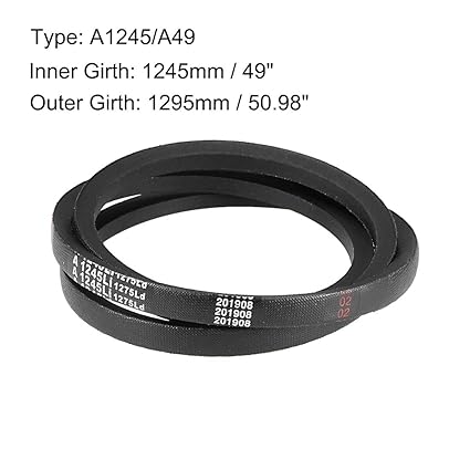 sourcing map A1245/A49 Trapezoidal Correas 49