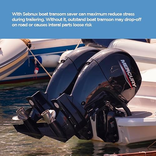 Adjustable Transom Saver, 23 To 35 Inches, Composite Head Holds Engine - View #3