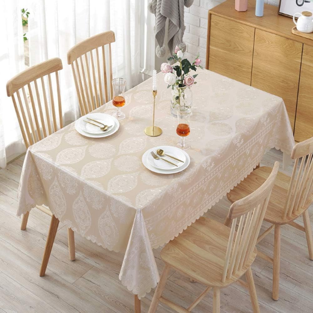 Feng Tablecloth Tablecloth Coffee Table Dinner Waterproof Geometric Rectangle PVC Nordic Tablecloth Plastic Dark Gold Eyeball Fashion Desk Cloth