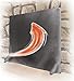 Plow & Hearth Magnetic Fireplace Cover | Made in The USA | Blanket Fireplace Draft Stopper | Stops Overnight Heat Loss | Energy Saver | Black | Medium 42-in Wide x 32-in high
