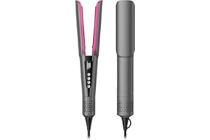 slopehill 2-in-1 Hair Straightener and Blow Dryer, Professional Flat Iron with High-Speed Airflow Technology for Straight, Smooth Hair