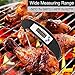 Instant Read Cooking Meat Thermometer - Super Fast Digital Electronic Kitchen Food Thermometer With Collapsible Internal Probe For Grill Cooking BBQ Oven Smoker Meat Kitchen Candy and Bath Water