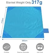 Ainiv Picnic Blanket 200x210cm Waterproof Foldable Beach Camping Mat view 3