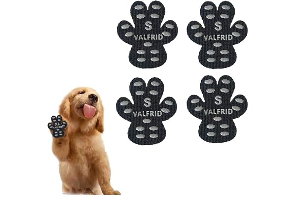 VALFRID Dog Paw Protector Anti-Slip Grips to Keeps Dogs from Slipping On Hardwood Floors,Disposable Self Adhesive Resistant D