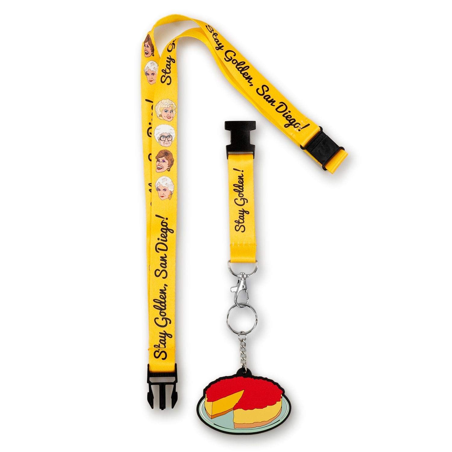 Just Funky Golden Girls Special Edition Stay Golden, San Diego! Lanyard w/ Charm