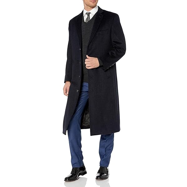 KIRKLAND Signature Full Lined Wool Cashmere Blend Overcoat w