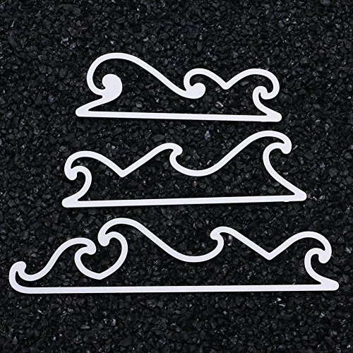 image for Bottone Sea Wave Metal Cutting Dies Stencil DIY Scrapbooking Album Car