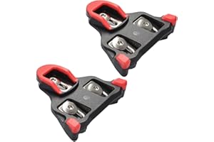 SPD Bike Cleats for Indoor & Outdoor Cycling, 6 Degree Float Bicycle Clips for Road Bike Shoes, Compatible with Shimano Shoes
