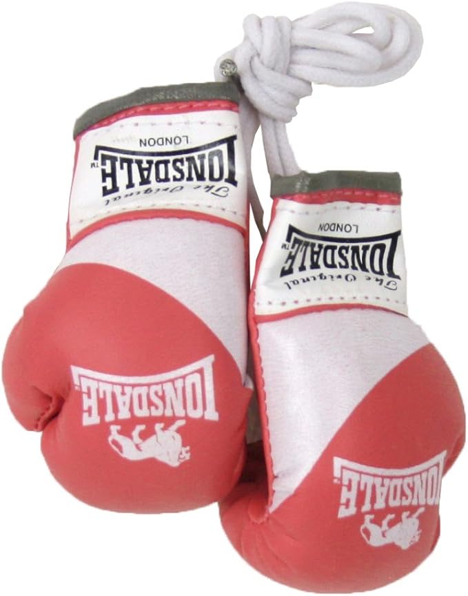 mini pink boxing gloves