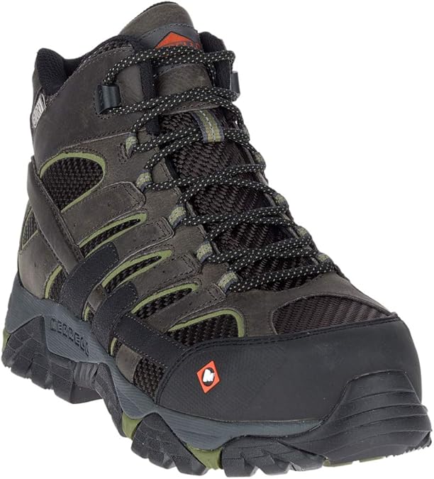 men's moab 2 vent waterproof comp toe work shoe