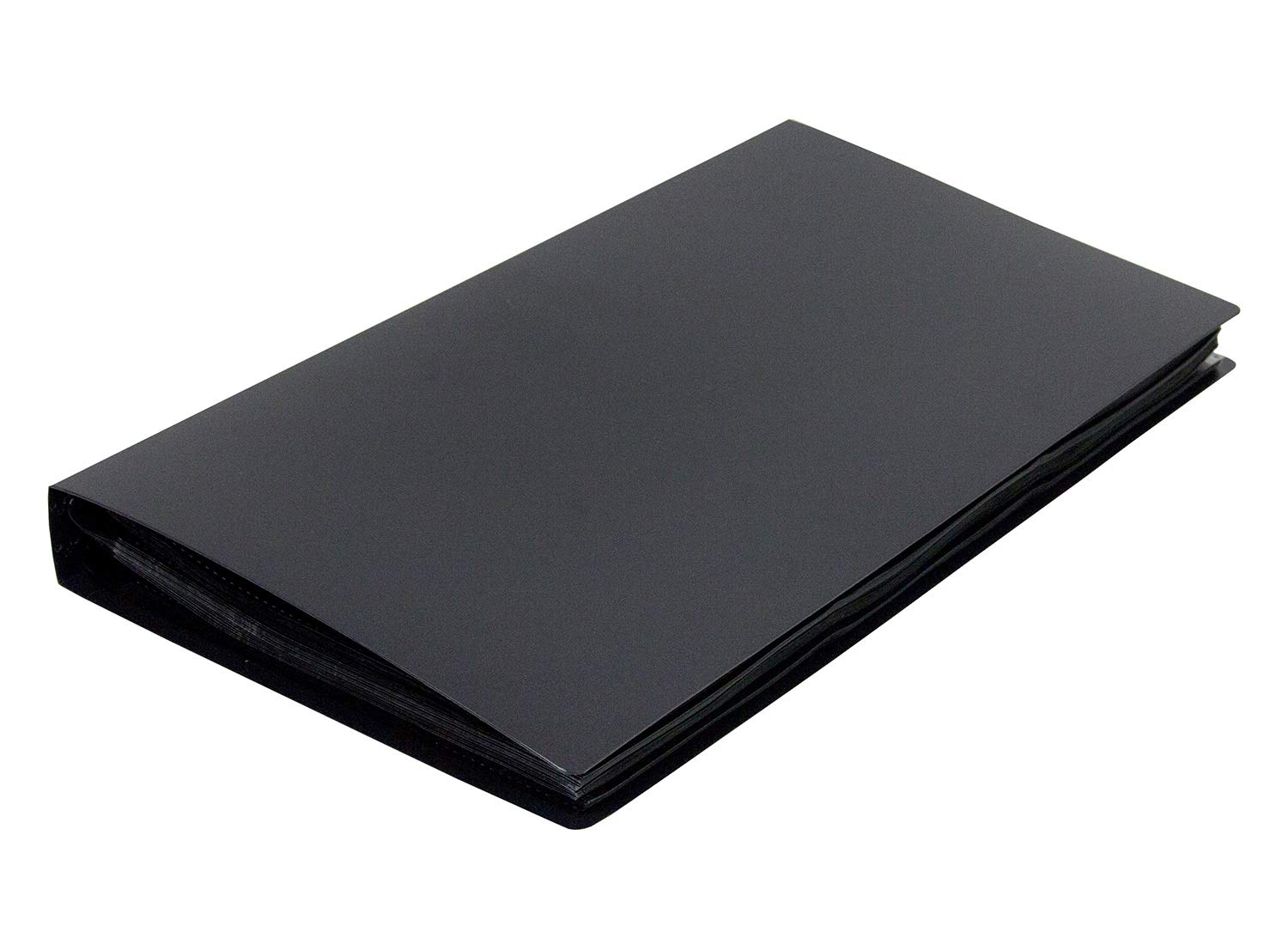 Photo Album 4x6 Holds 300 Photos - Art Portfolio with Protective Poly Case - Space Saver