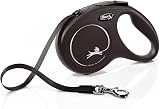 flexi Classic M Tape 5 m Black Retractable Dog Lead up to 25 kg view 4