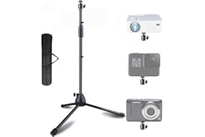 Laptop Projector Tripod Stand, Universal Laptop Floor Stand Height Adjustable Up to 57 Inches,Adjustable Tripod Mount Floor S