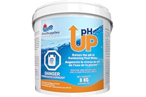 pH Up Water Balancer for Swimming Pools (8 Kg Bucket) – Pool pH+ Protects Equipment, Enhances Comfort, Restores Water Clarity