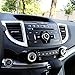 Behave Car Vent Cover, Air Vent Covers Chrome Trims Fit for Honda 2015 2016 CRV,Pack of 2pcs for Central Console Vent, 4pcs for Side Vent,1pc for Rear Vent