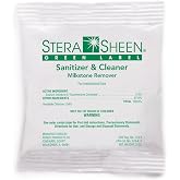 Stera Sheen Green Label Sanitizer, Clean &amp; Remove Milkstone (100-Pack 2oz) | Individual Sachets, Sanitizes Soft Serve, Shake Machines, Ice Makers and Commercial Equipment - By Purdy Products