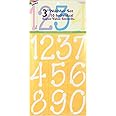 Delta Creative Stencil Mania Stencils, 3-Inch, Just Numbers