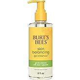 Burt's Bees Skin Balancing Gel Cleanser; Made for Normal to Combination Skin; Safe for Sensitive Skin; With Aloe, Glycerin and Cucumber Extract, 8 Fl. Ounces