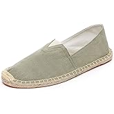 Mintzice Men's Solid Comfortable Slip on Canvas Espadrilles Flat