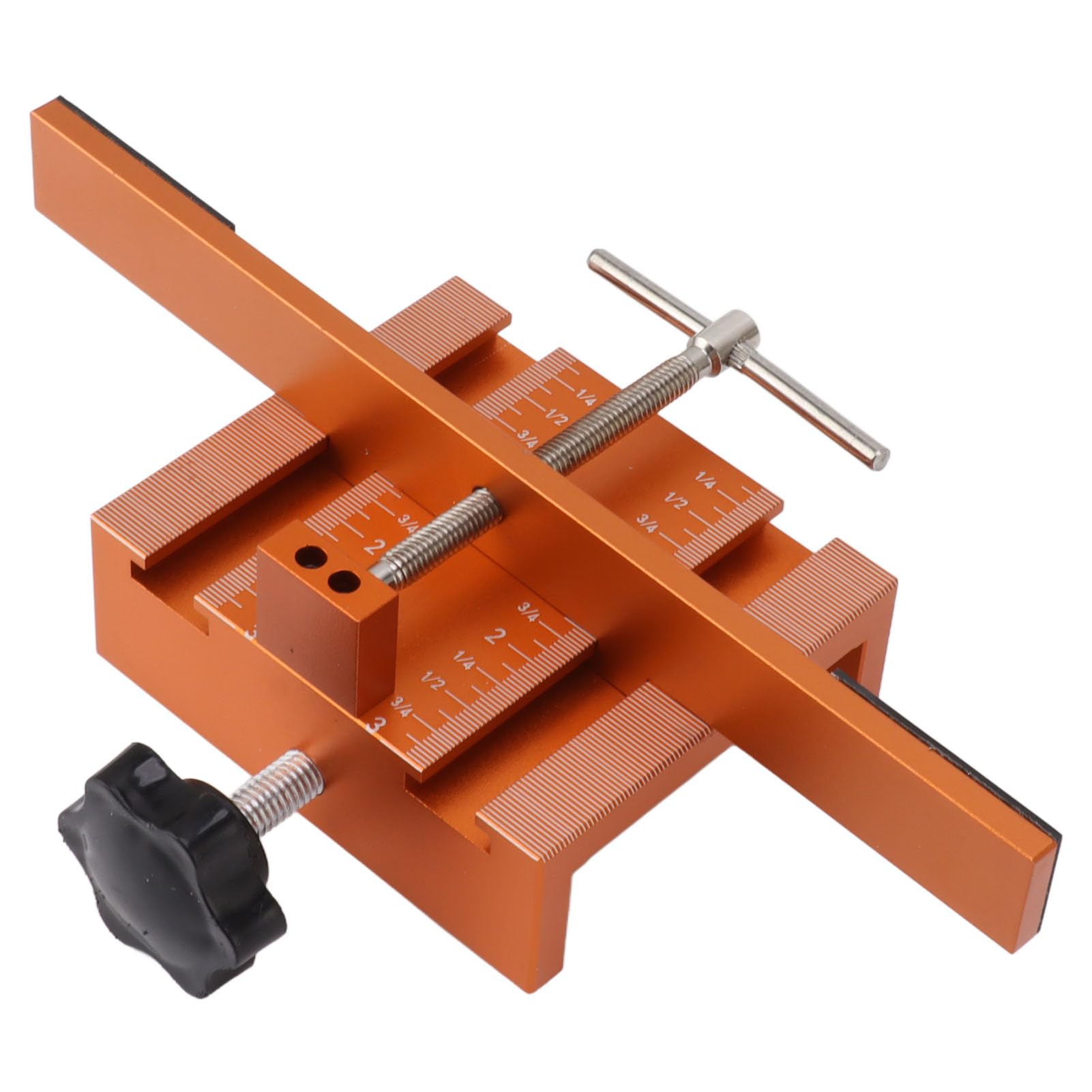 Cabinet Door Mounting Jig, Support Arm and Clamp Integrated Aluminum Alloy Body Tool Cabinet Door Mounting Position Jig for Frame Frameless Type