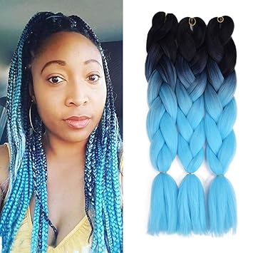 Amazon Com Liyarce 5 Pieces Synthetic Braiding Hair Extensions