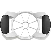 OXO Good Grips Apple Slicer, Corer &amp; Cutter | Stainless Steel Blades Slices, Core and Divide In One Push, Non-Slip Grips, Uniform Apple Wedges, Dishwasher Safe