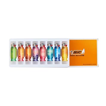Amazon ビック Bic ライター J25 ミニ トラベルデザイン 8柄セット