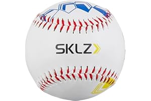 SKLZ Pitch Training Baseball with Finger Placement Markers, White, 1