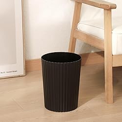 JiatuA Small Trash Can Plastic Wastebasket Round
