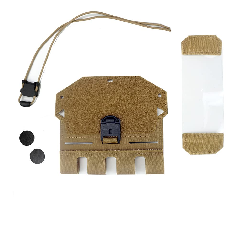 Tactical Vest Phone Holder - Chest Mount for MOLLE Plate Carrier, Airsoft Vest Universal Mobile Phones Holster CB