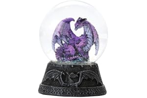 Pacific Giftware Hoarfrost Dragon Water Globe with Glitters 80mm Home Decor Gift Collectible